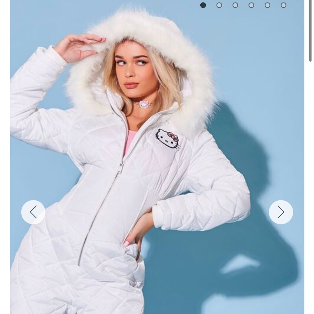 Hello Kitty Quilted Jumpsuit Snowsuit size Small